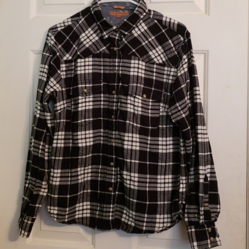 Jachs Girlfriend Bea flannel button down Size S